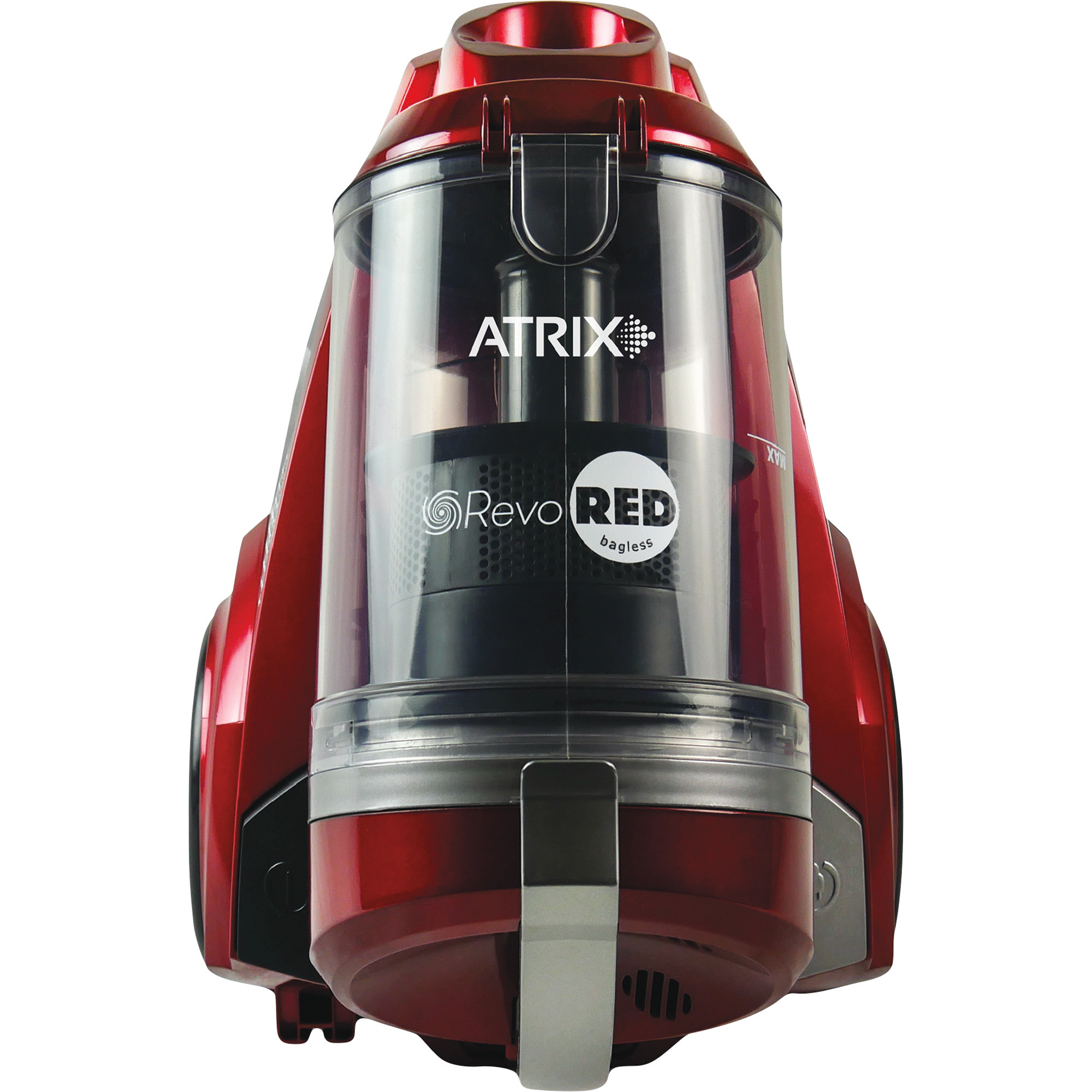 Atrix Revo Red HEPA Filter Bagless Canister Vacuum Cleaner - 106 CFM, 3-Quart Capacity, Model# AHC-RR